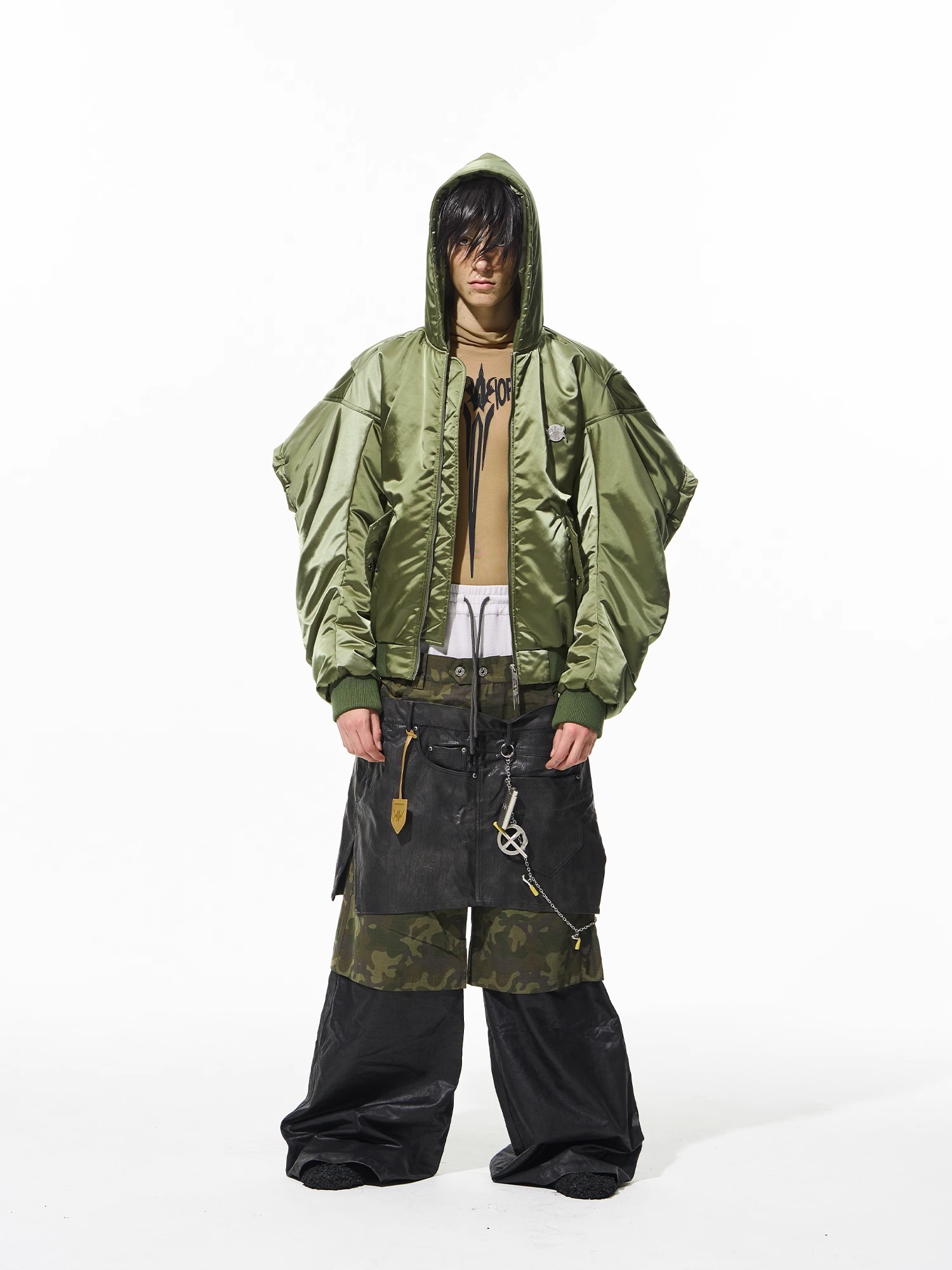 BLINDNOPLAN Multi-Layer Visual Tag Pants