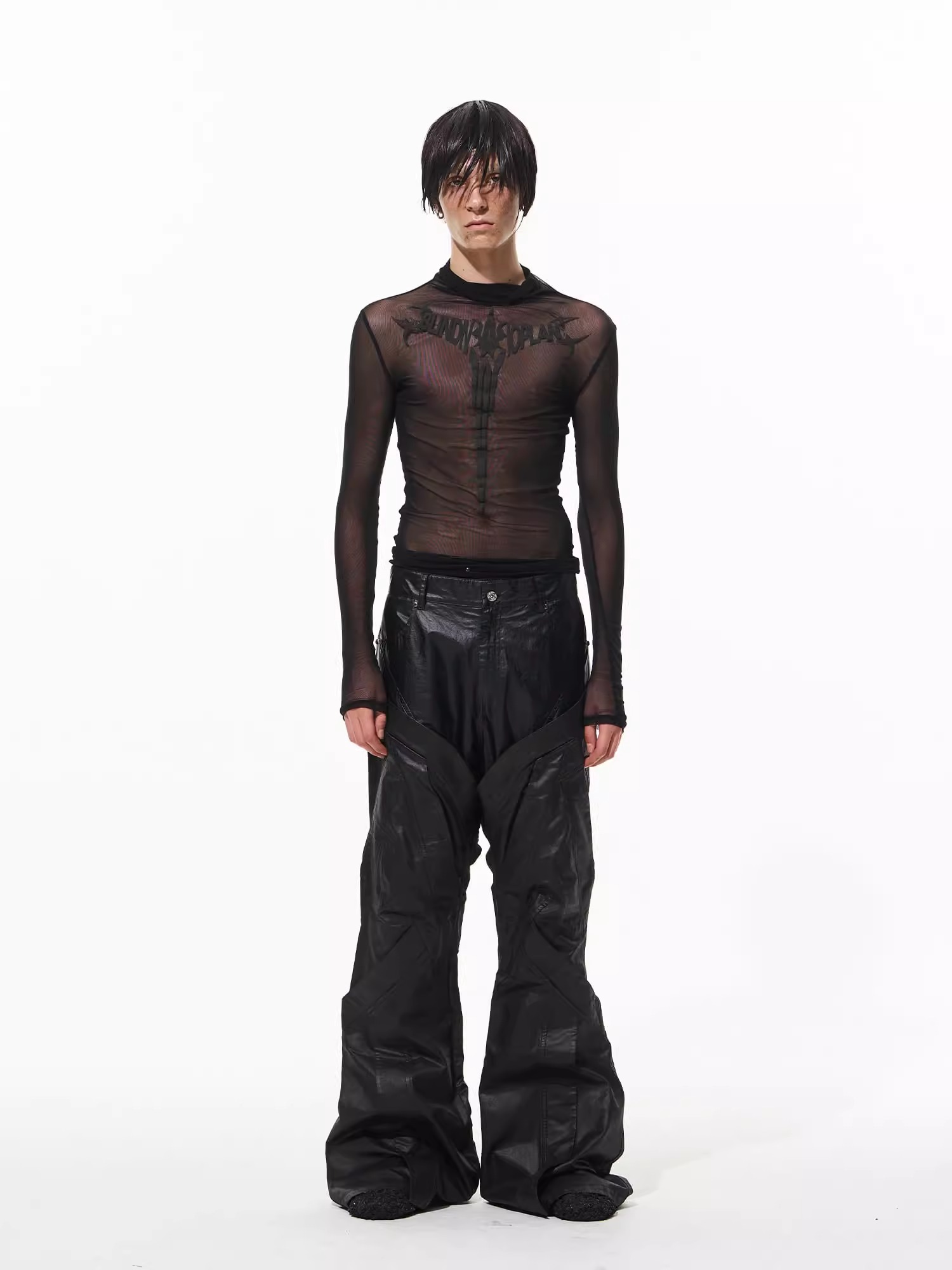 BLINDNOPLAN Faux Two-Piece External Flap Pants