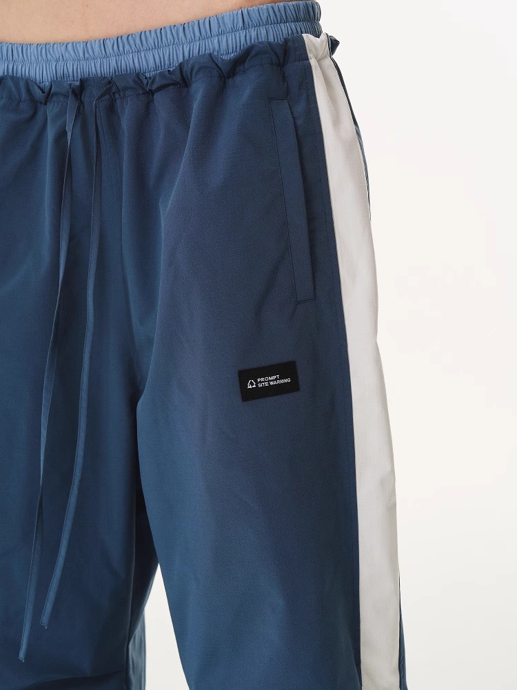 EXITMODE BY BLINDNOPLAN Retro Double-Waist Pleated Track Pants