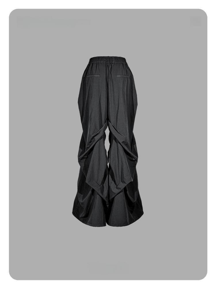 Multi-Flap Chaotic Pleated Pants