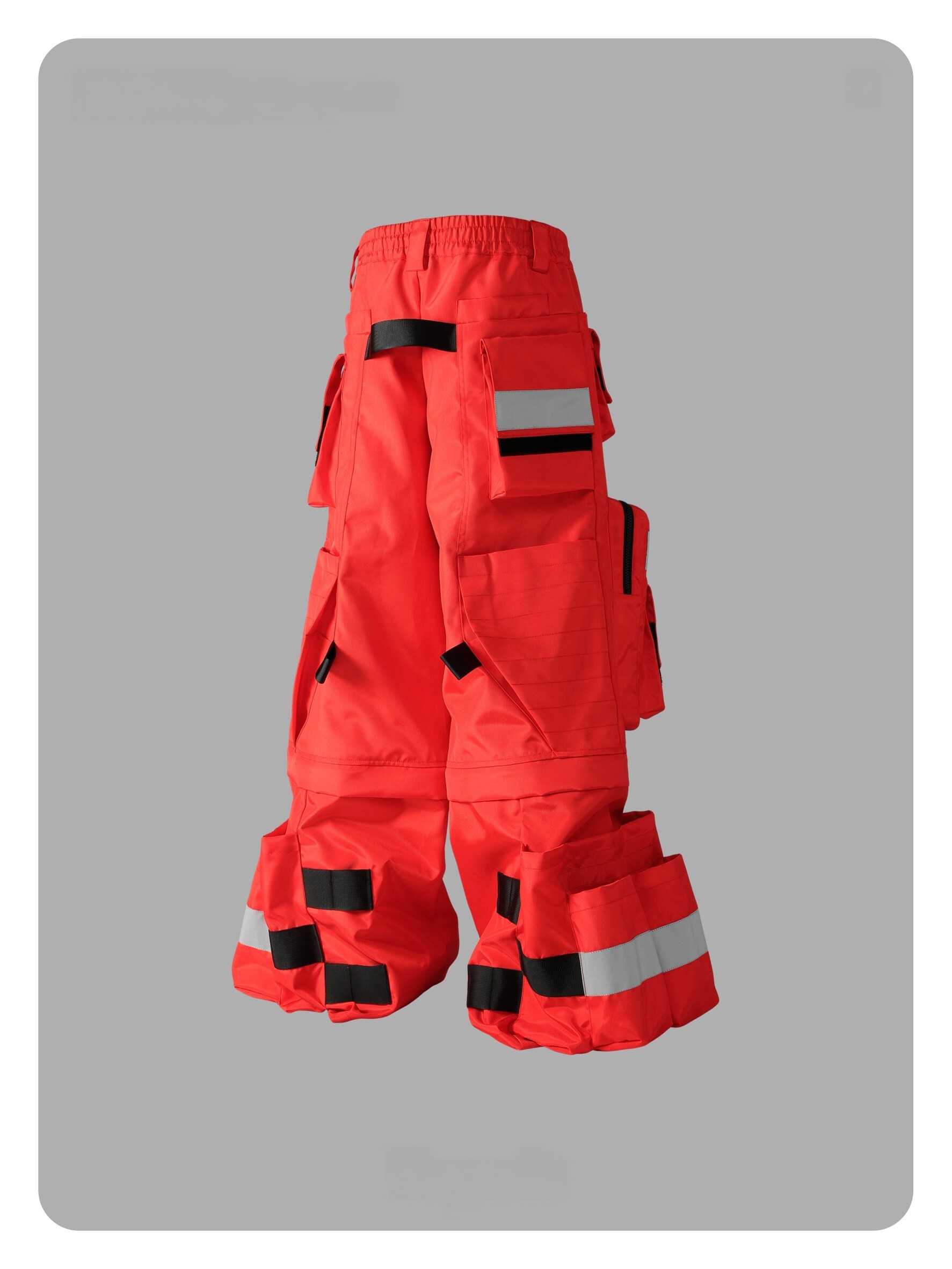 Reflective-Stripe Concept Cargo Pants