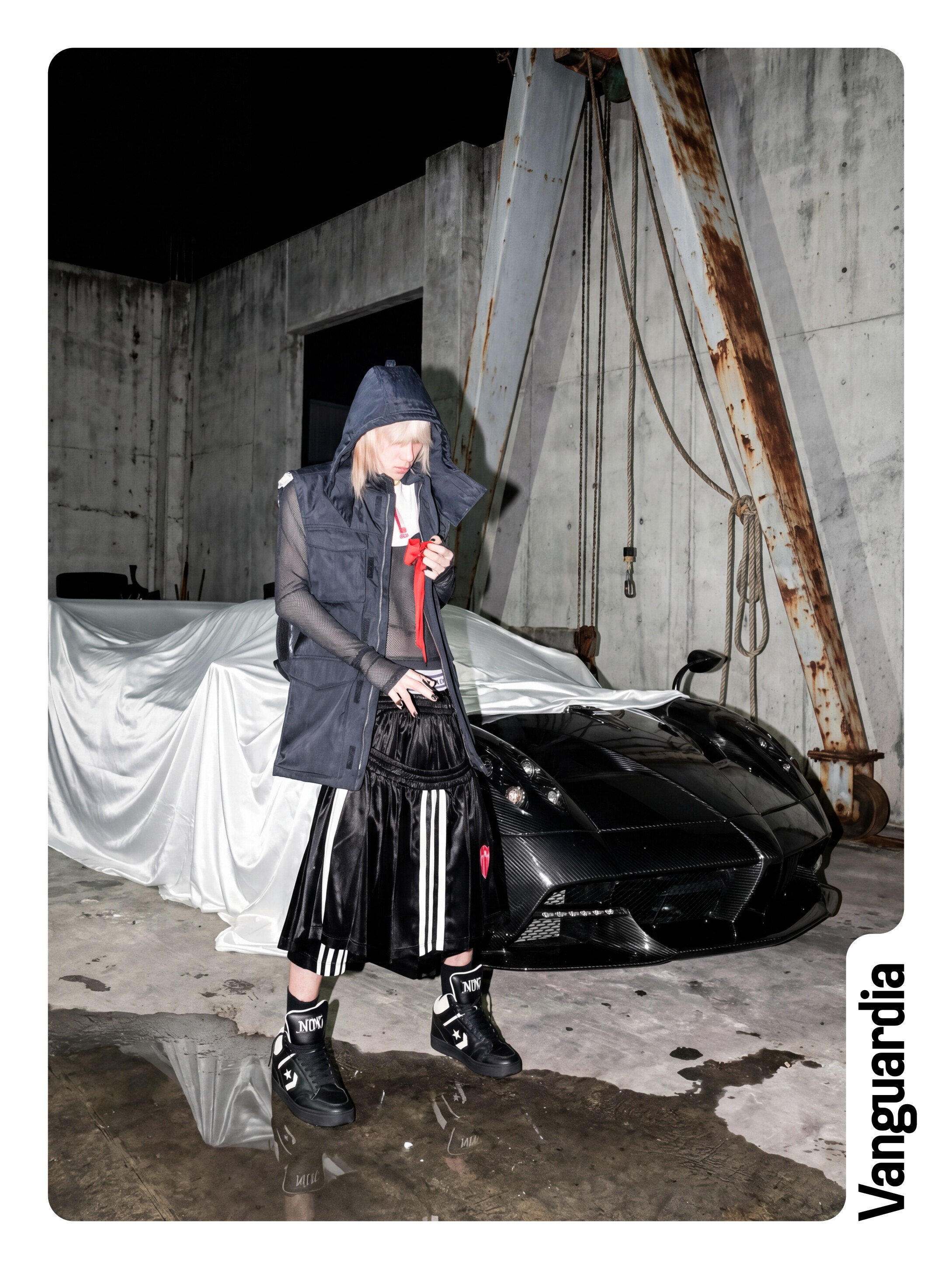 “Vector“ Integrated Deconstructed Skirt-Pants