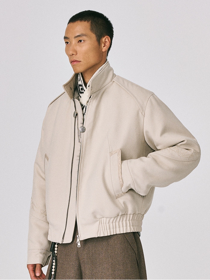 Thorn-Embroidered Condor Jacket