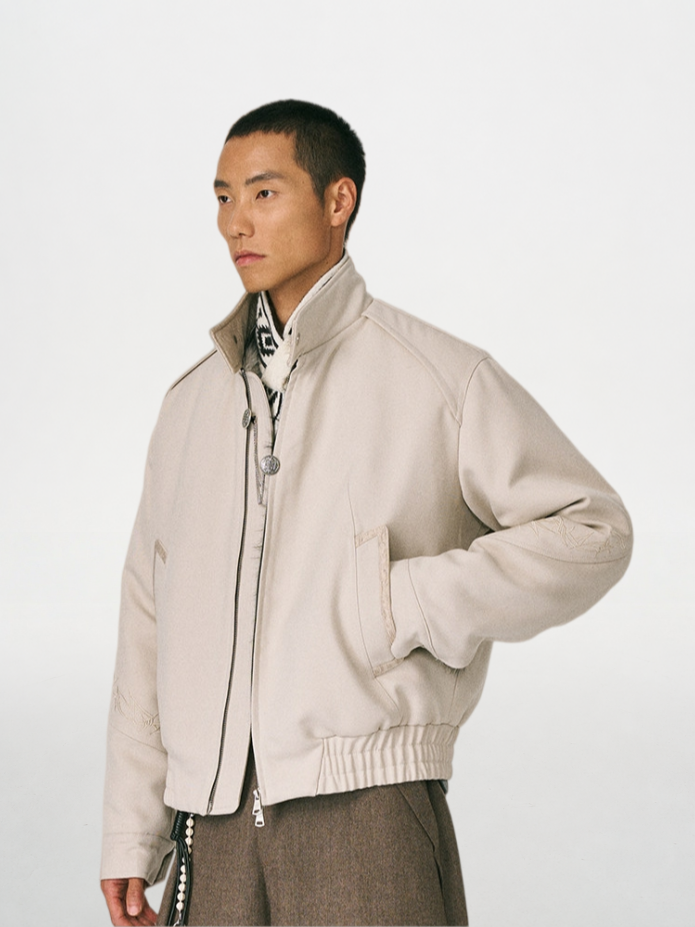 Thorn-Embroidered Condor Jacket