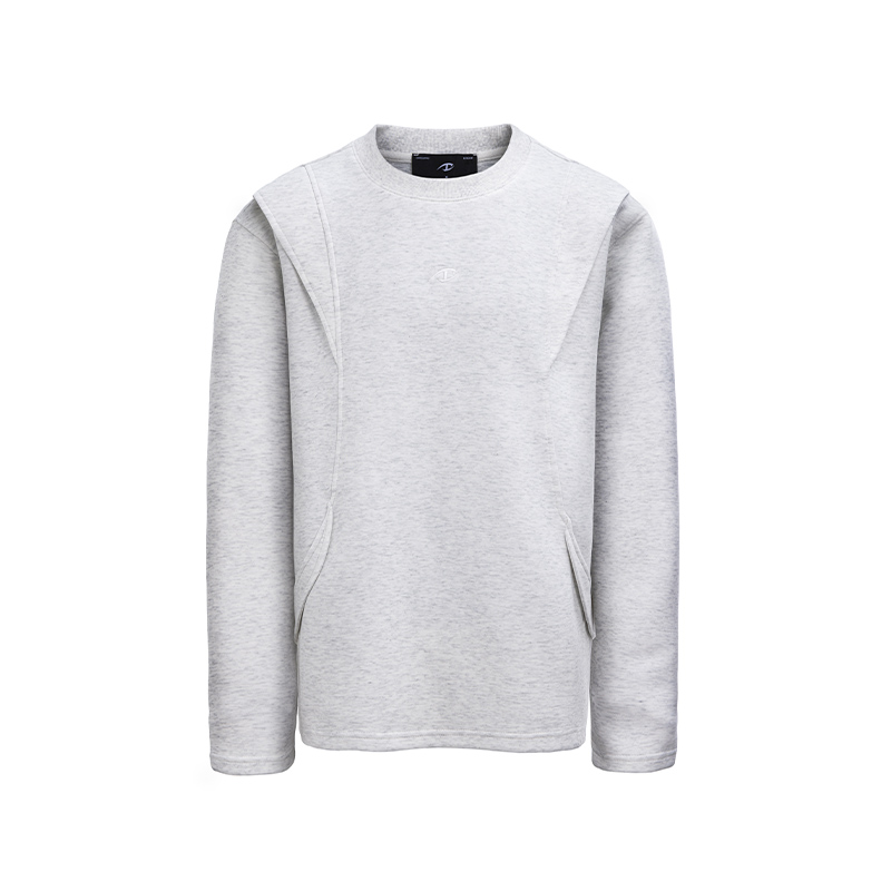 Foam-Knit Articulated Long Sleeve Top