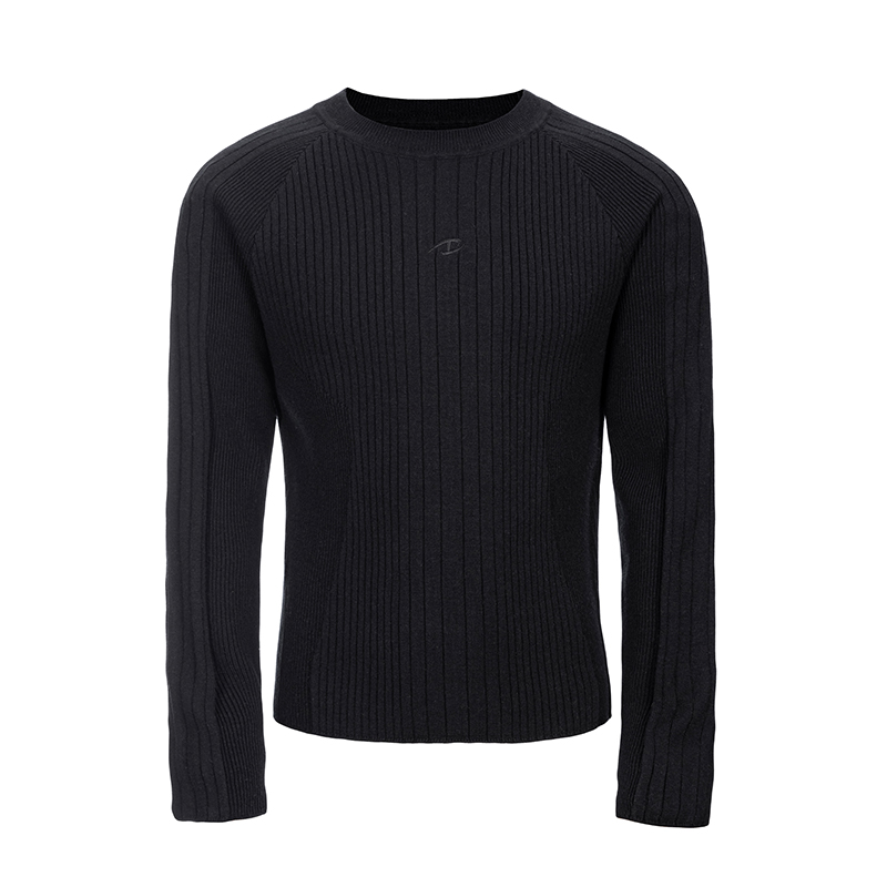 Fluid Wool-Blend Knit Sweater
