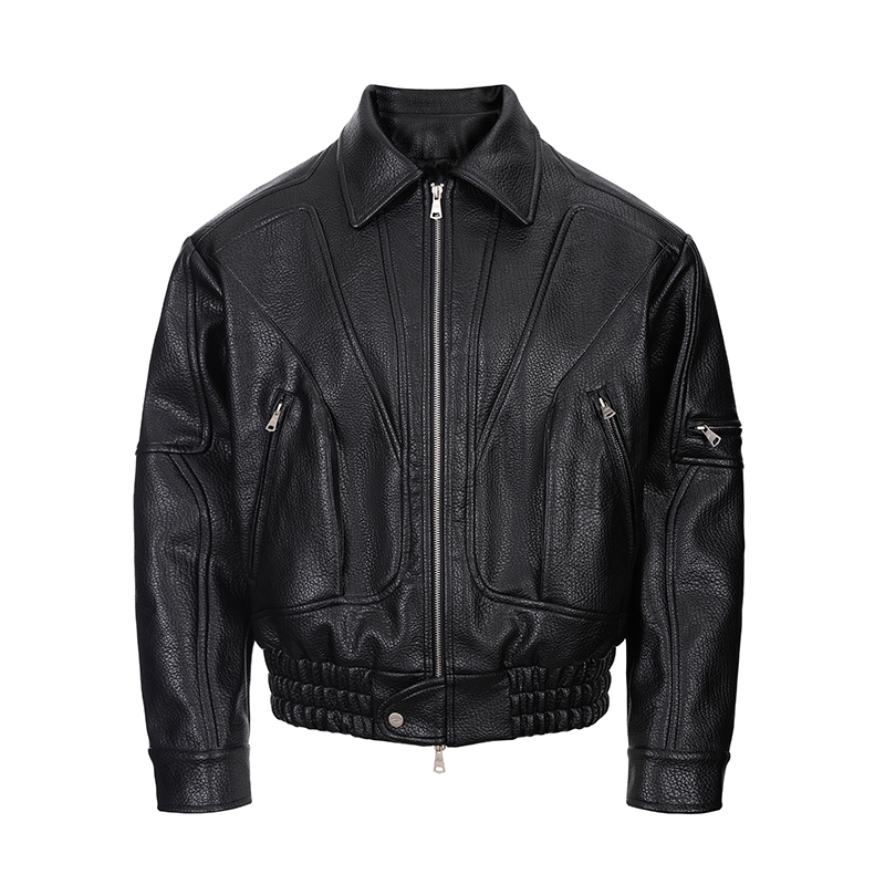 Troy Oversized Leather Jacket
