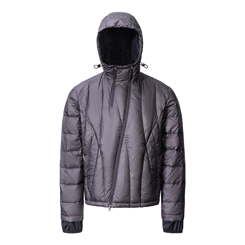 Phantom Vision Diagonal-Zip Down Jacket