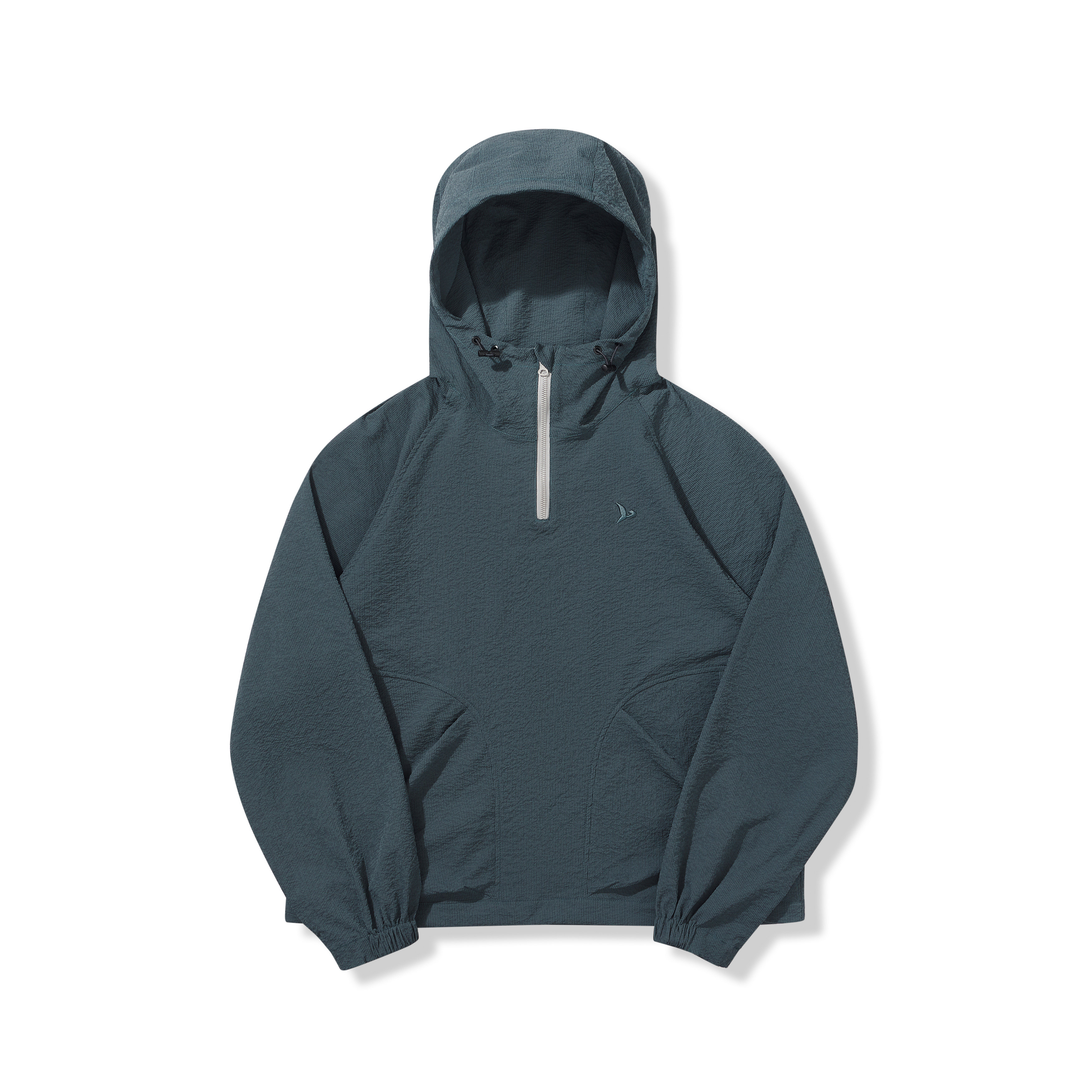Seersucker Hooded Jacket