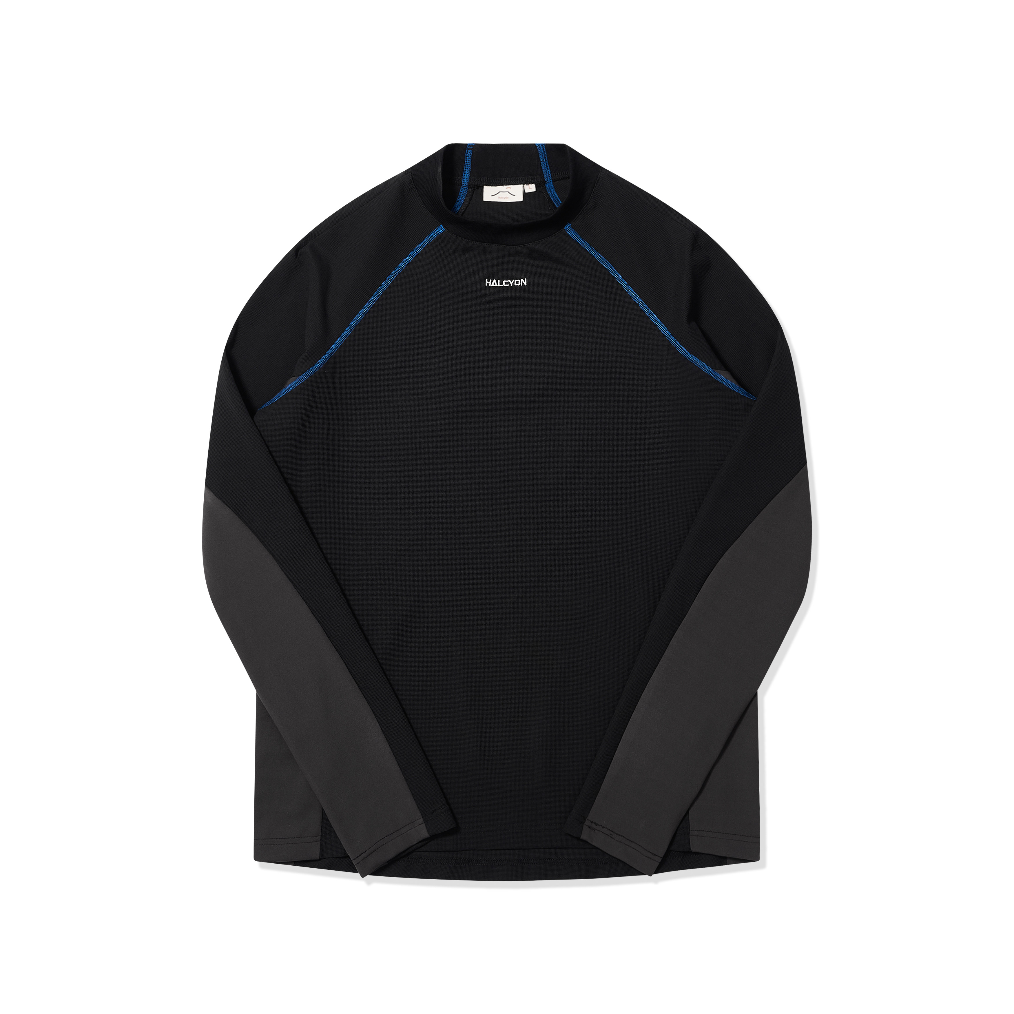 Stretch Waffle-Knit Sport Long Sleeve