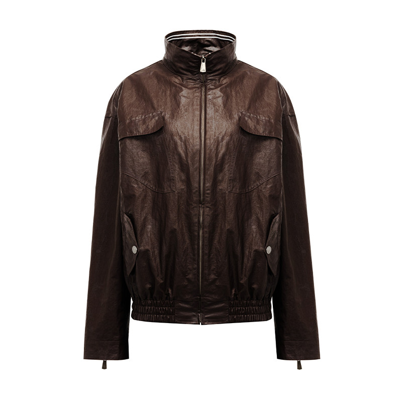 Oil Wax Leather Jacket