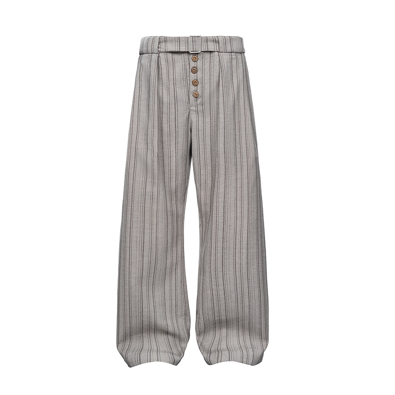Dzi Stripe Wide-Leg Trousers