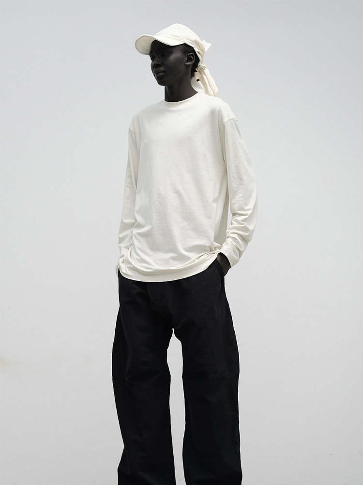 Graphic Patch Long Sleeve T-Shirt