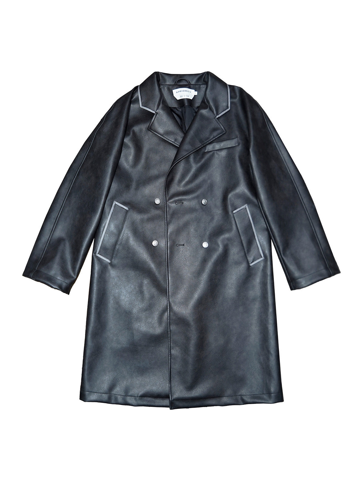 Lily Leather Trench Coat
