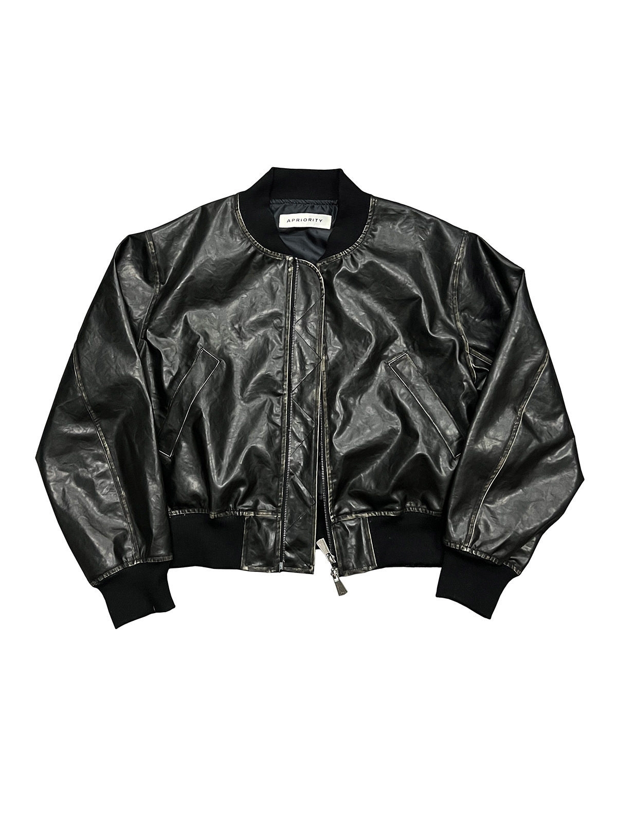 Ma-1 Leather Jacket