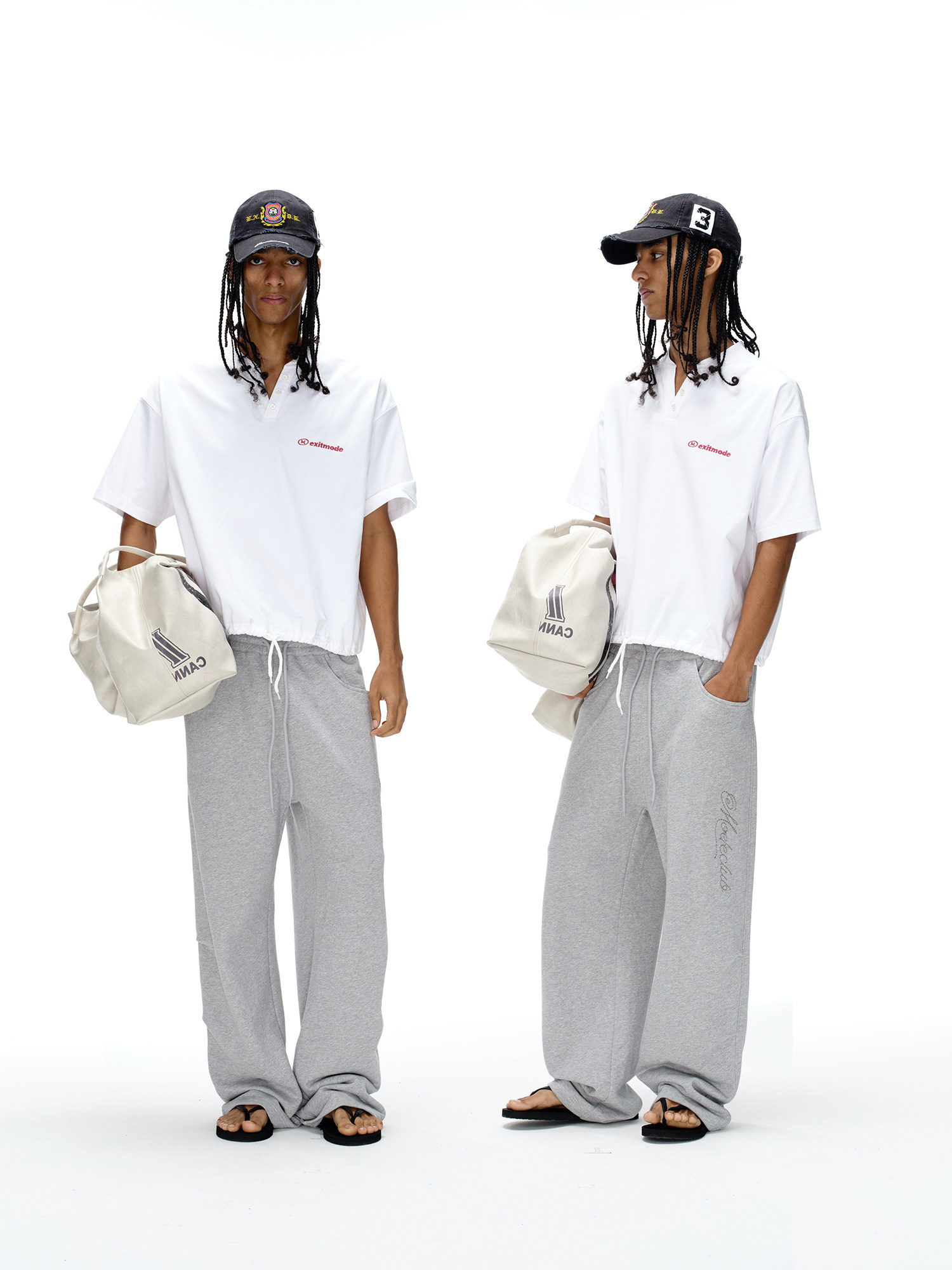 Cooling Sorona Drawstring V-Neck Ice-Touch T-Shirt