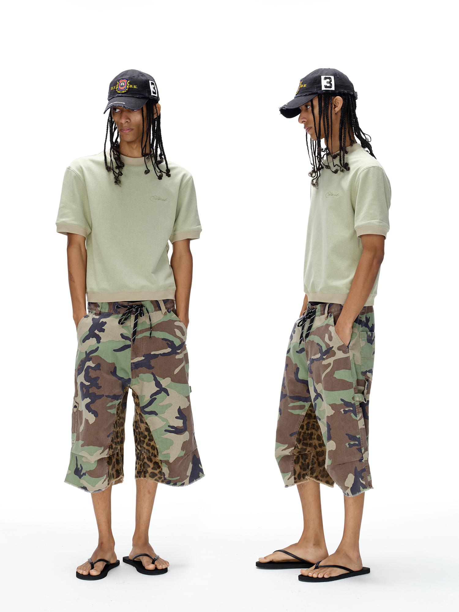 3D Pile Texture Relaxed Short Sleeve T-Shirt