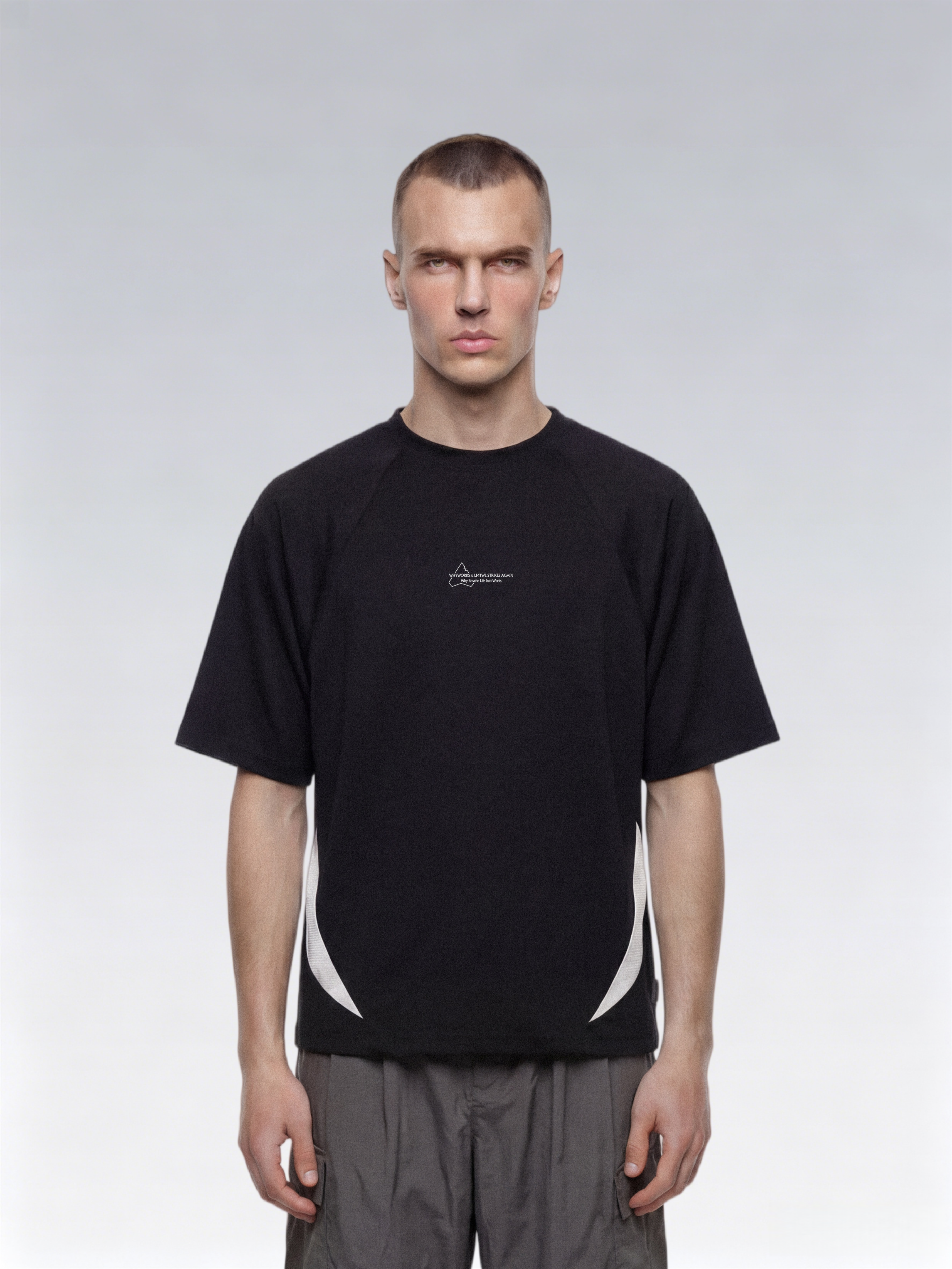 Iteration 2.0 Panda Color Zip Ventilation System Short Tee