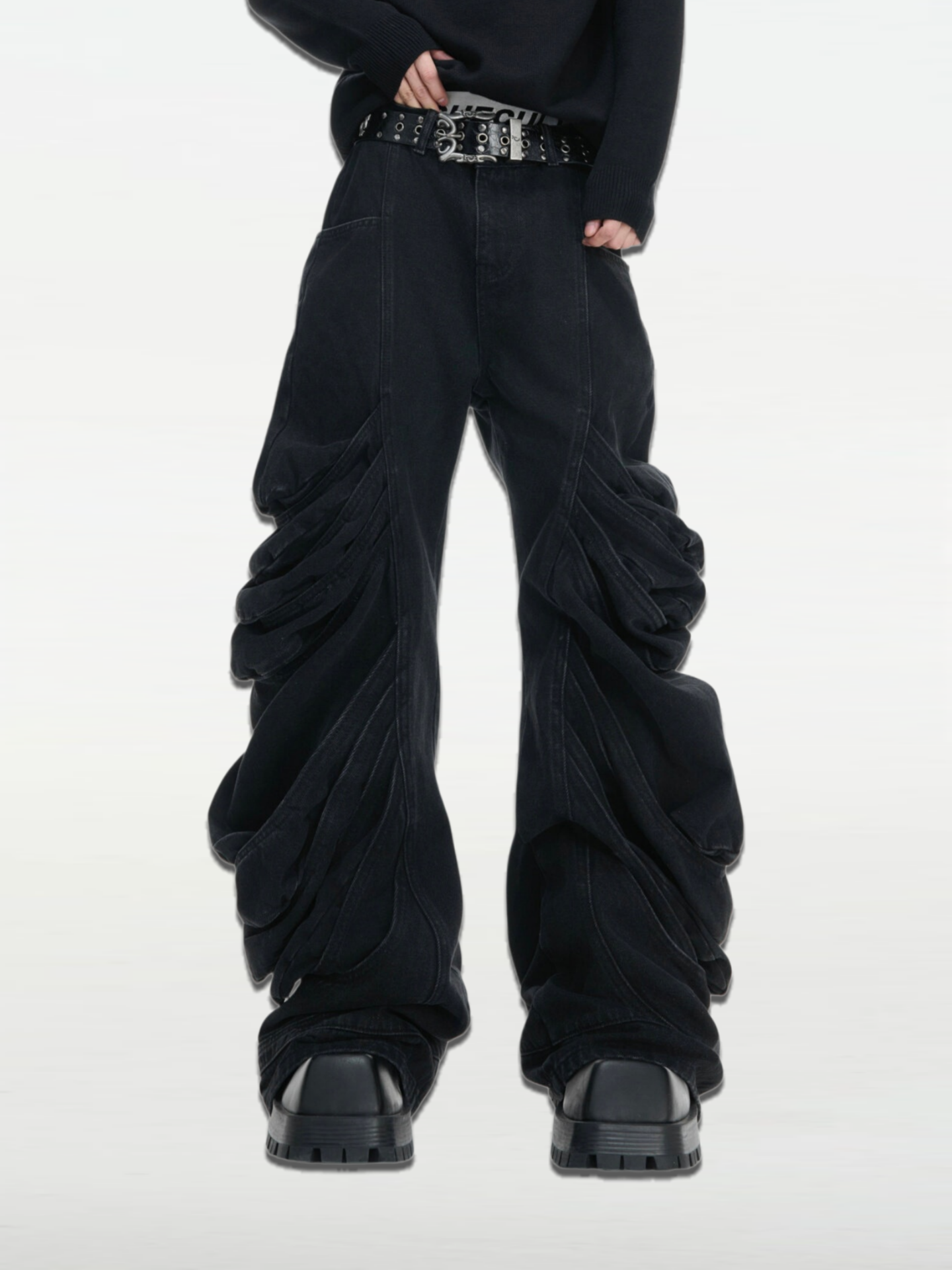 Heavyweight Deconstructed Wash Jeans