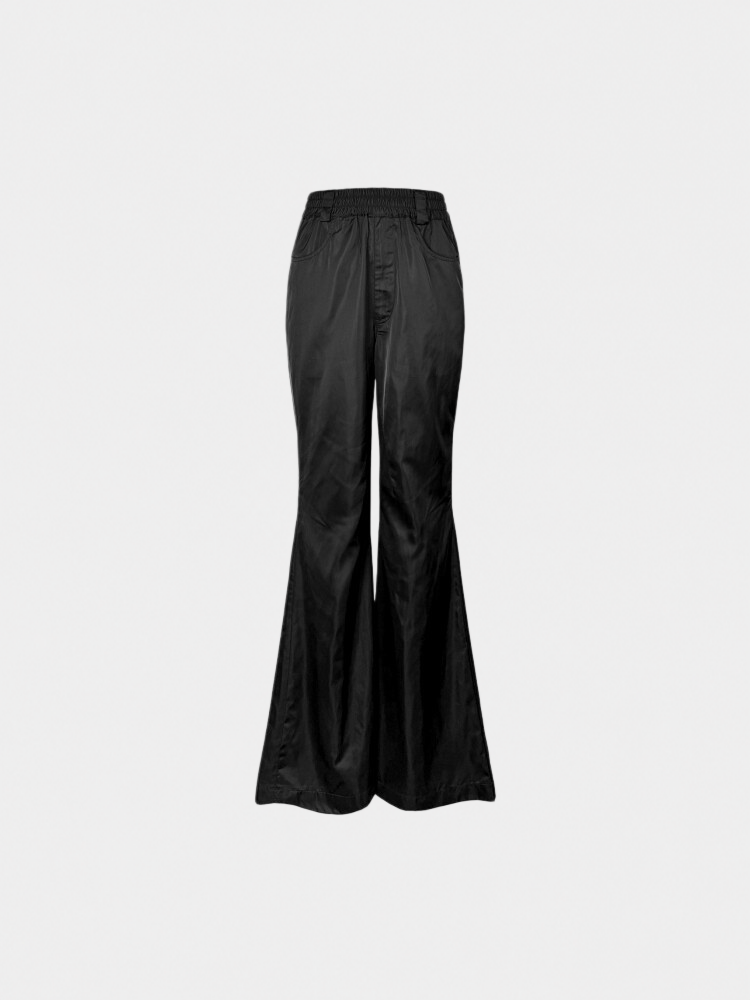 Memory Satin Flared Pants
