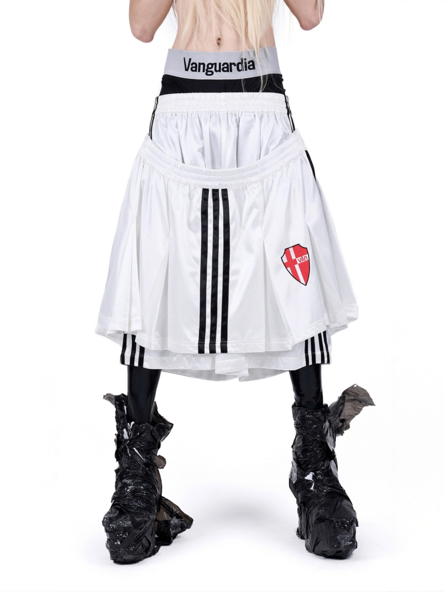 "Vector" Integrated Deconstructed Skirt-Pants