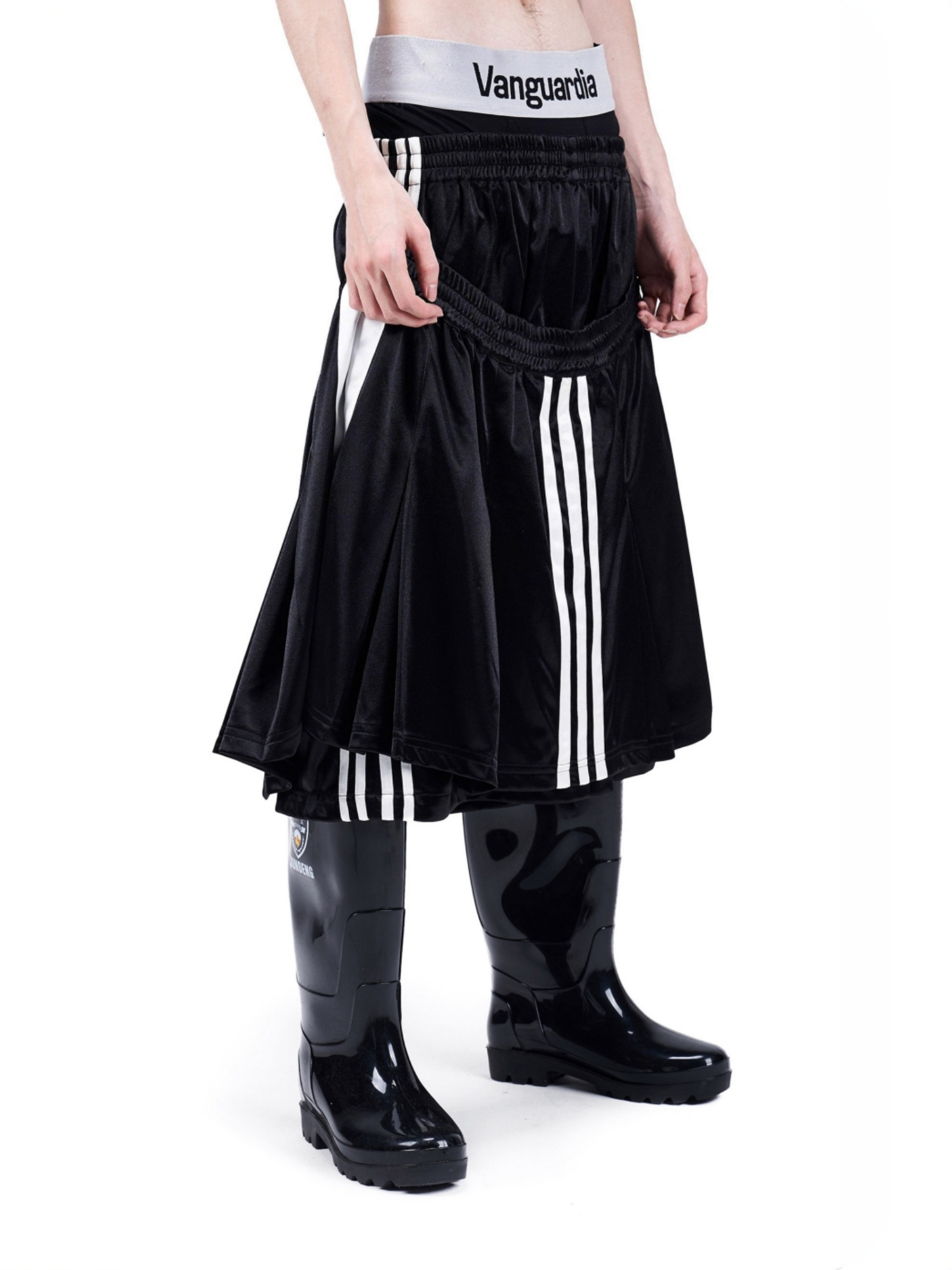 “Vector“ Integrated Deconstructed Skirt-Pants