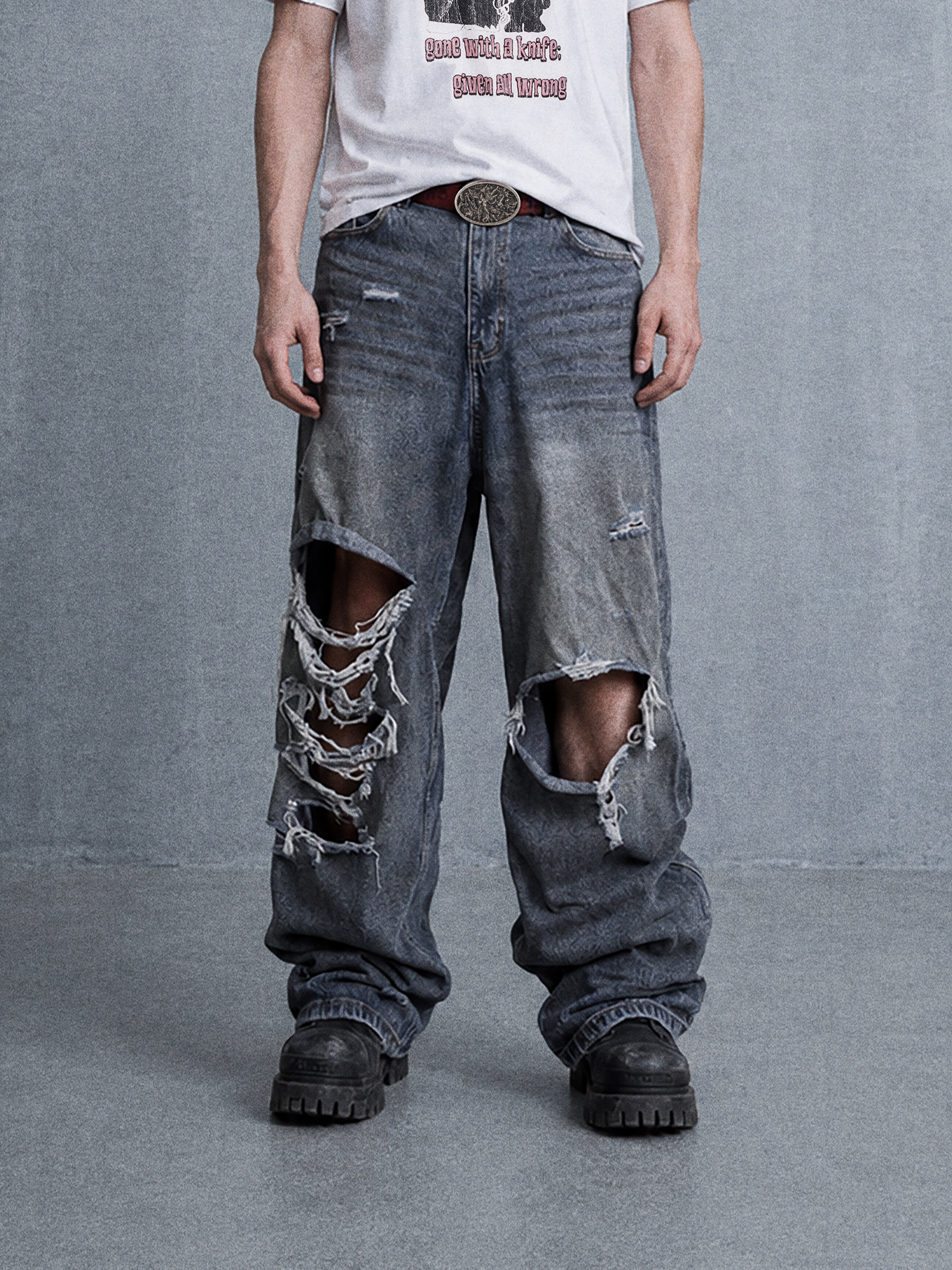 Muddy Rip Denim Pants