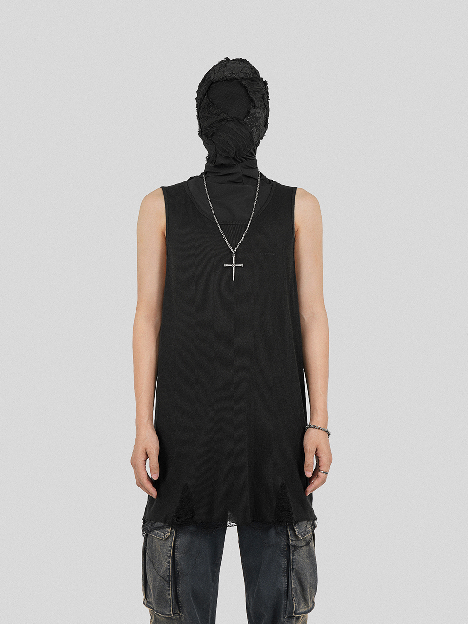 UNDERWATER AW23 RIPPED RAW EDGE TANK