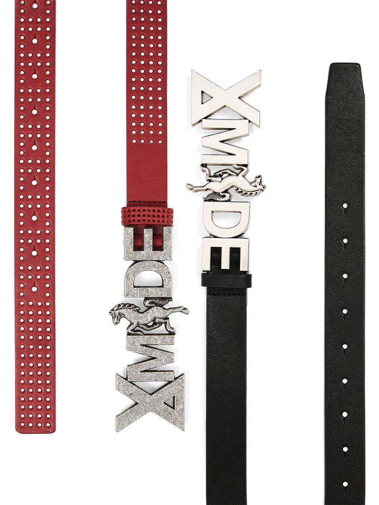 EXITMODE BY BLINDNOPLAN War Horse Full-Grain Leather Distressed Belt