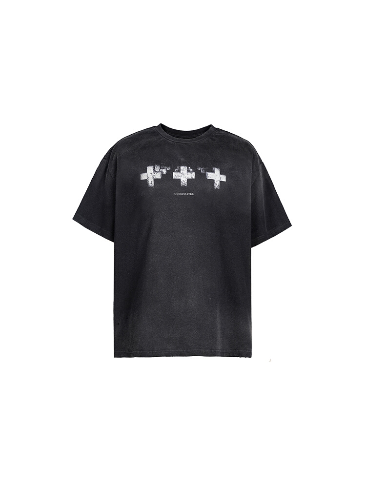 UNDERWATER Cross Tomb Tee
