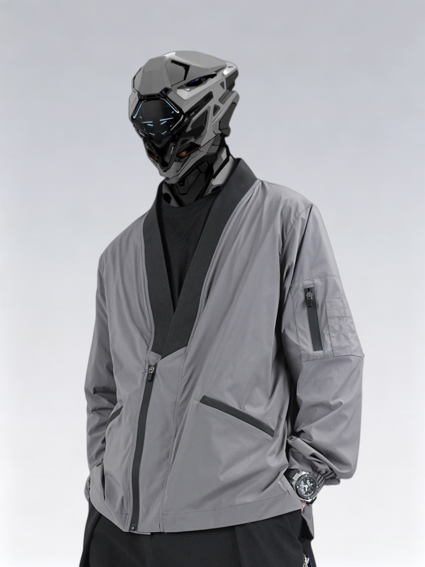 Color-Block Sun-Protective Tao Robe