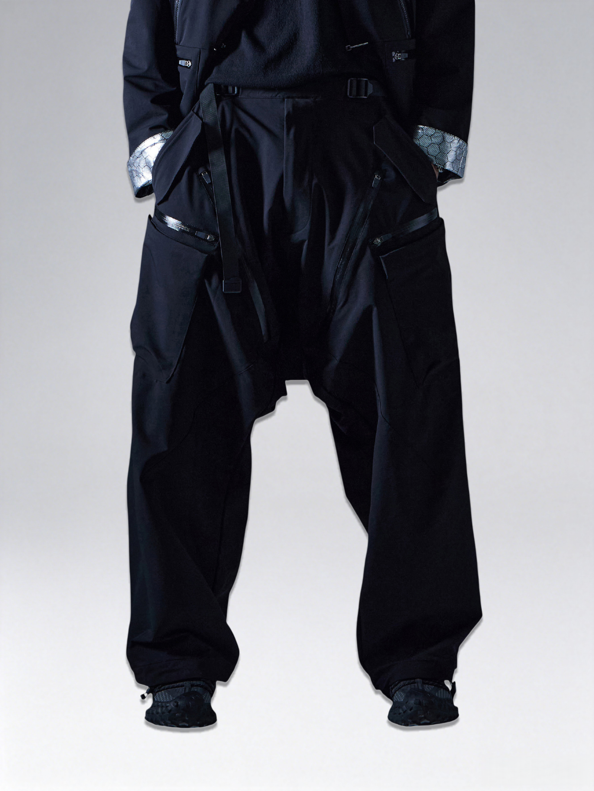 Ventilation System Drop-Crotch Pants