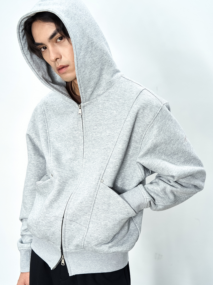 CATSSTAC Heavyweight Arc-Seamed Hooded Zip-Up