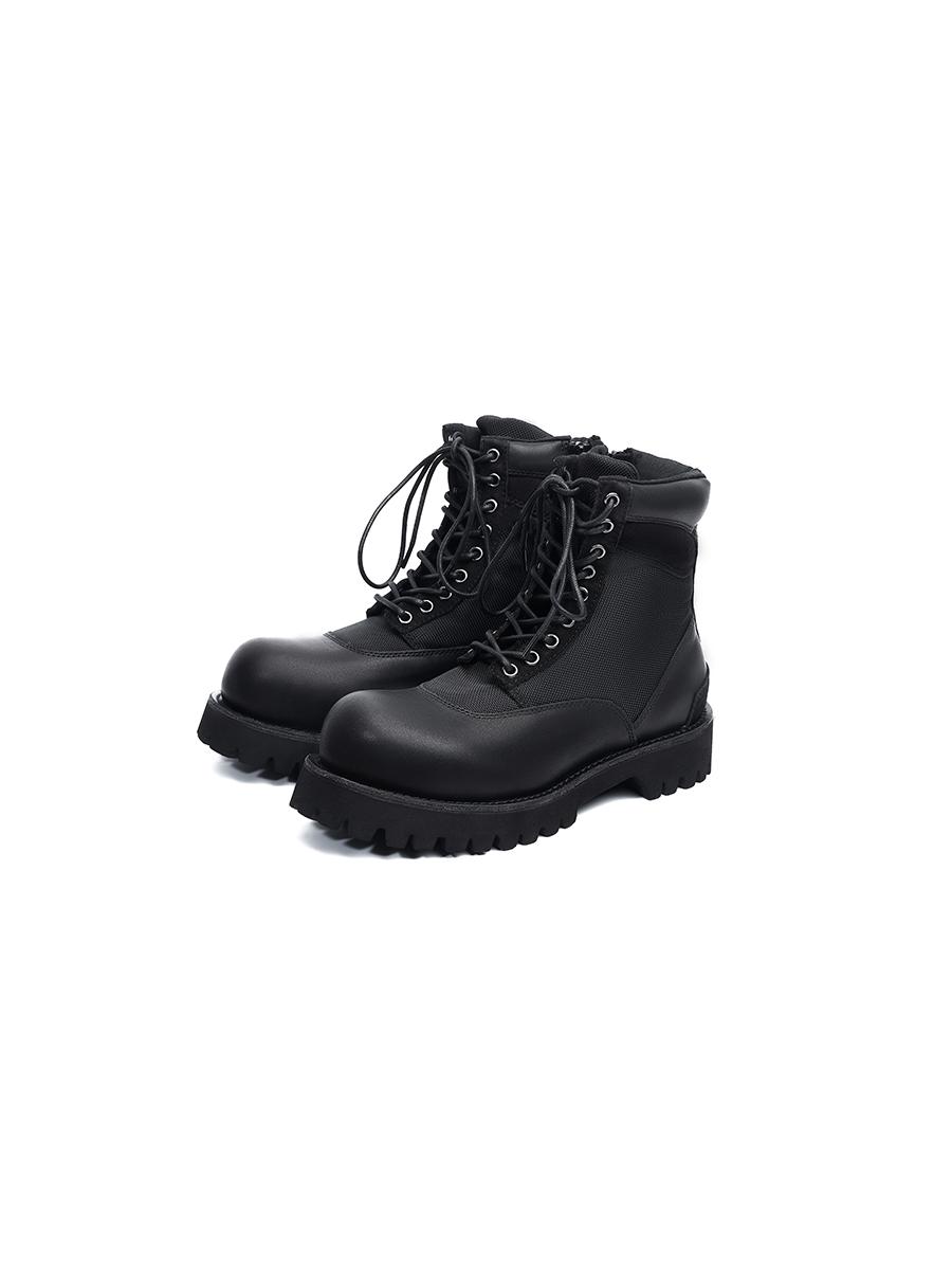 CATSSTAC Ballistic Nylon & Leather Zip Boot