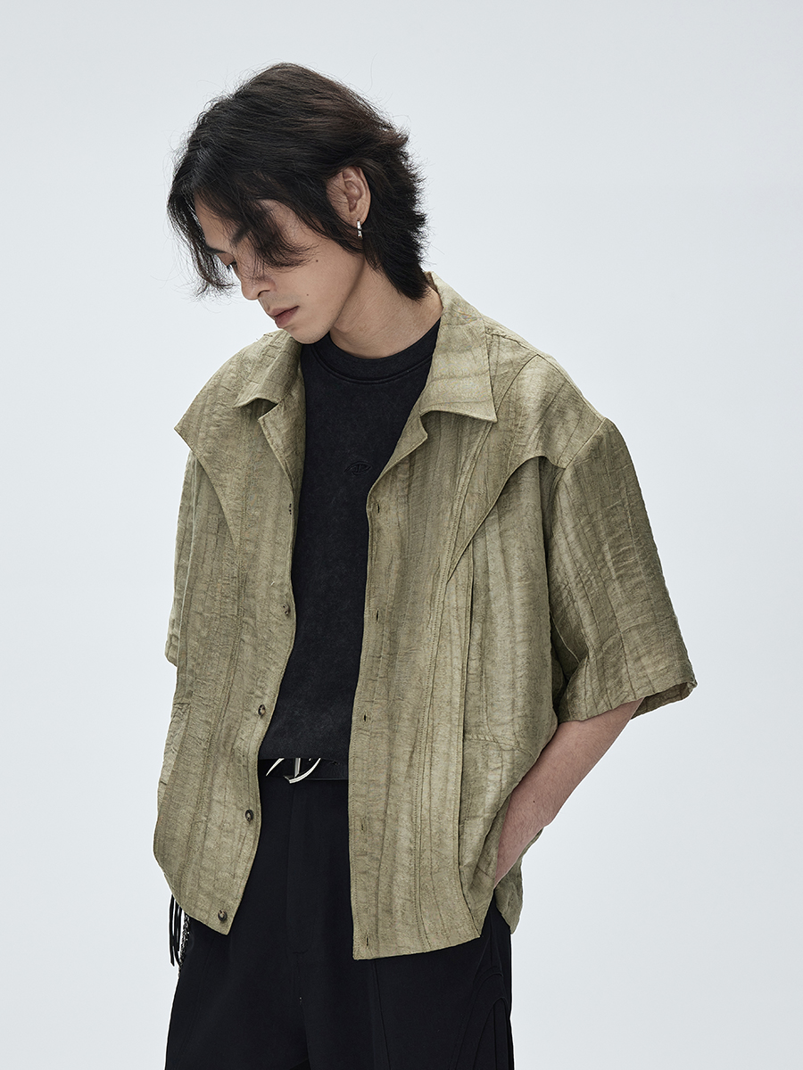 CATSSTAC Withered Leaf Deconstructed Shirt