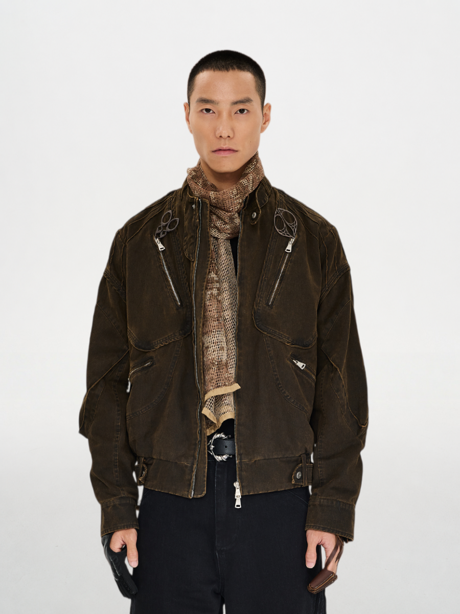 Wandering Dragon Safari Washed Jacket
