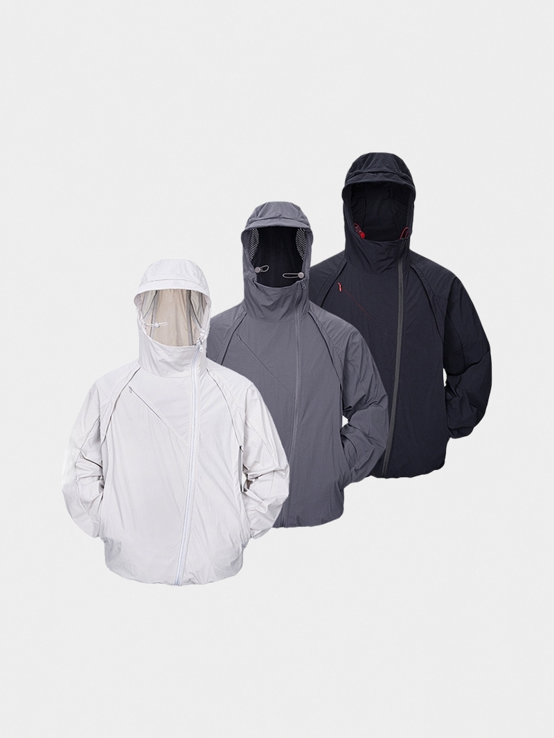Ranger Diagonal-Zip Original-Yarn Cooling Sun-Protective Jacket