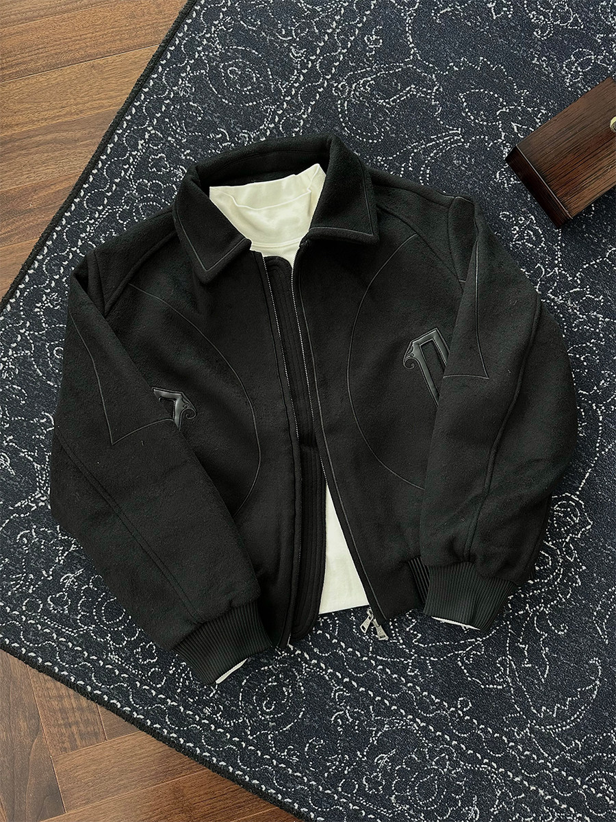 Hao Ying Wool-Collar Jacket
