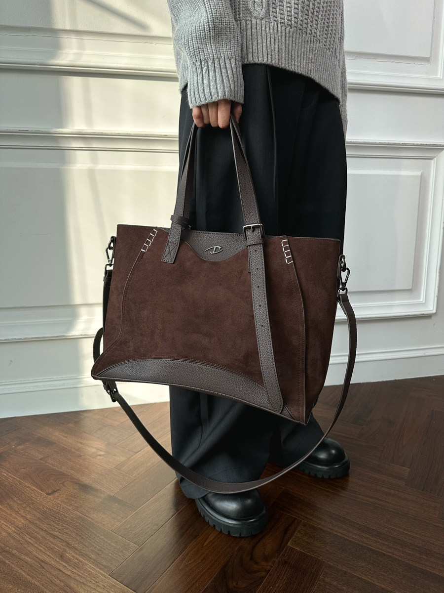 Maya Suede Tote Bag