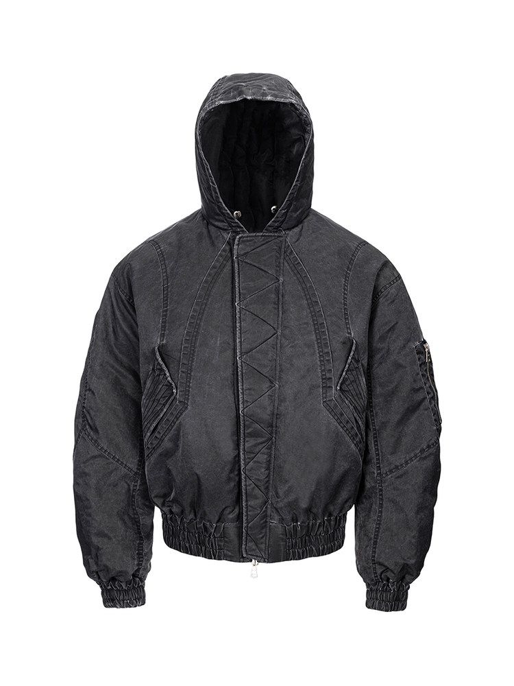 Titan Washed Nylon Quilted Jacket