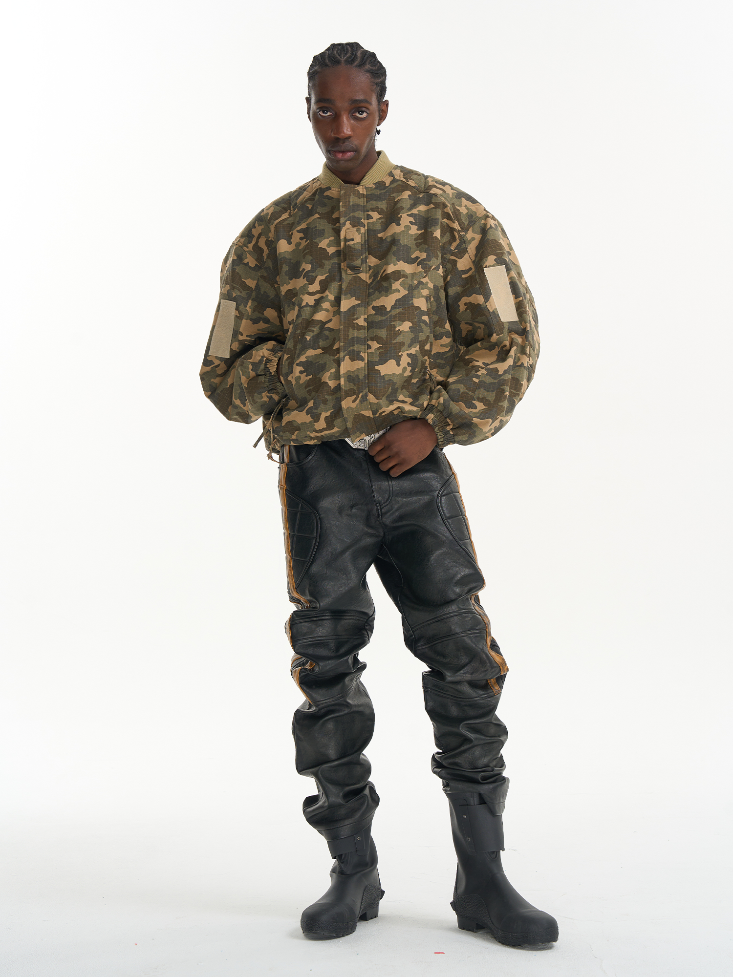 Heavy-Duty Oversized Camouflage Jacket