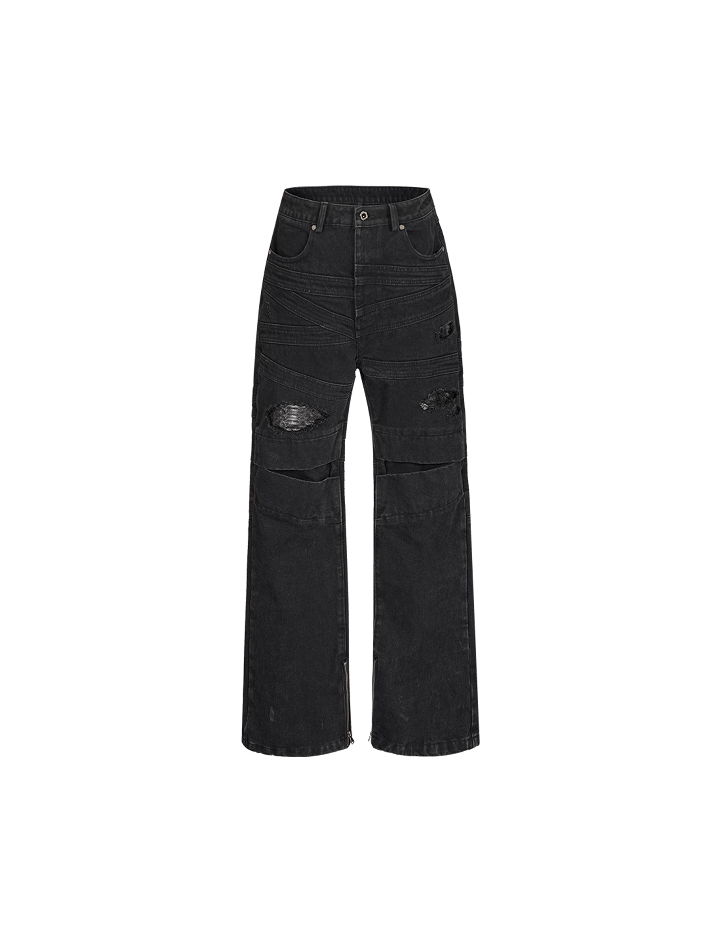 Serpent Skin Denim Pants
