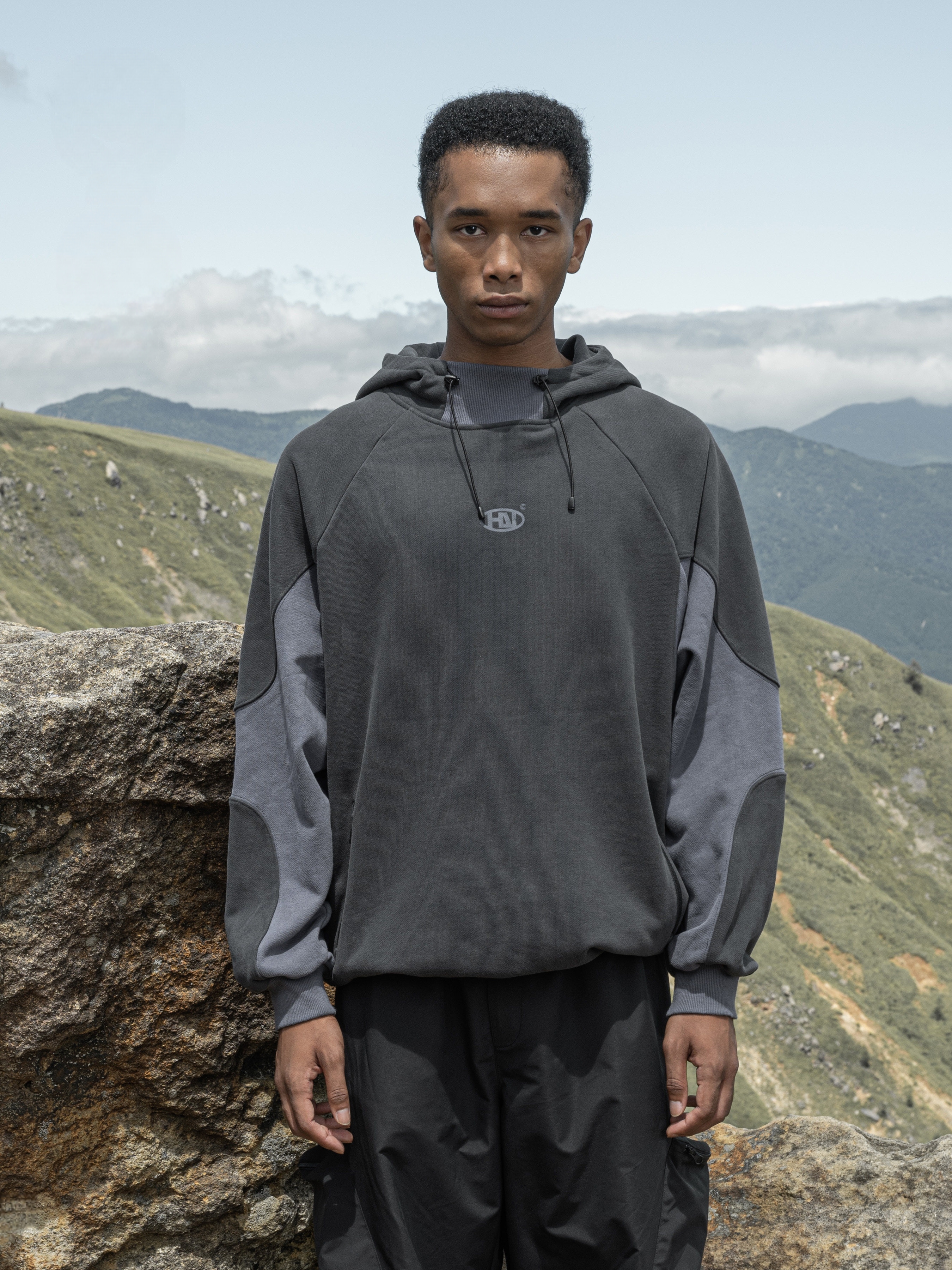 Color-Block Fleece Hoodie