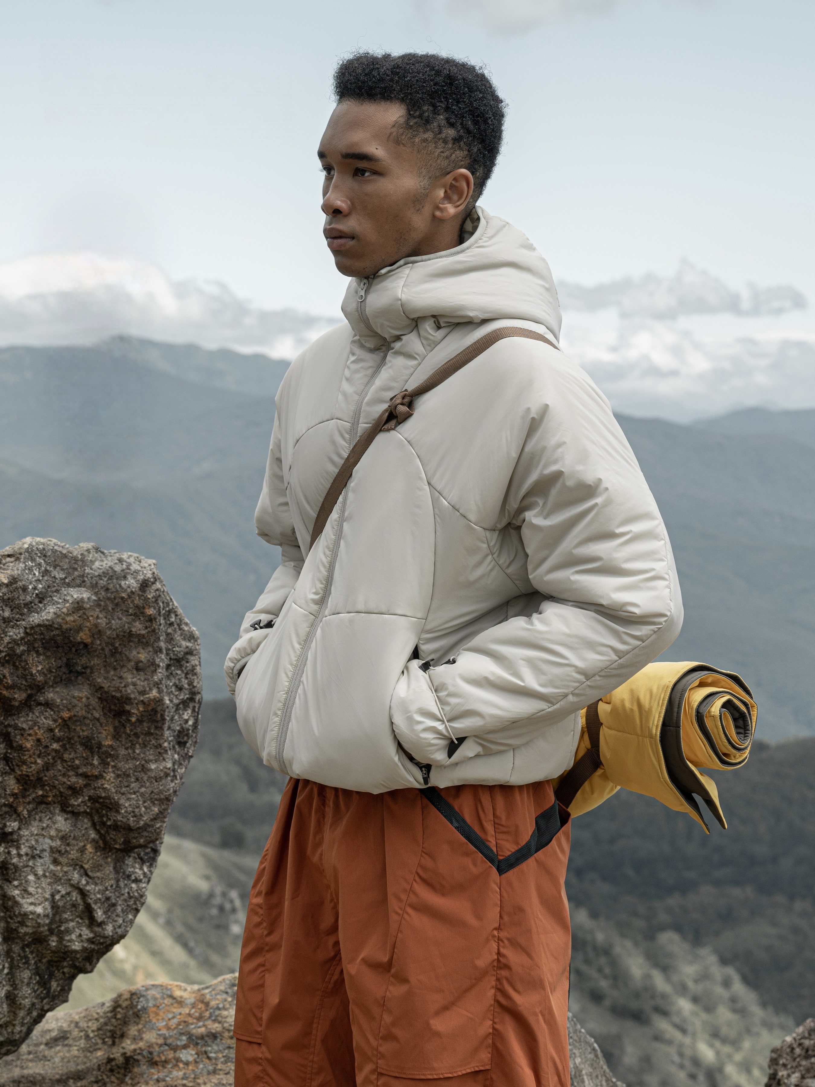 3M Thinsulate™ Hooded High-Neck Base Jacket