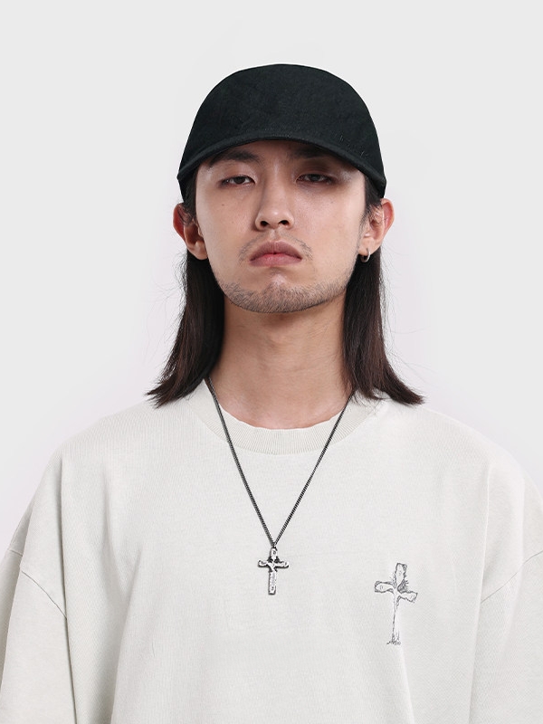 Metal-Wire Irregular Contour Brim Hat