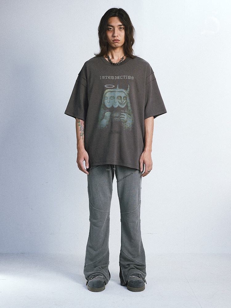 Side-Zip Fluid Pants