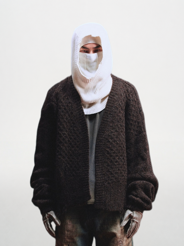Last Size - Heavyweight Oversized Wool Cardigan