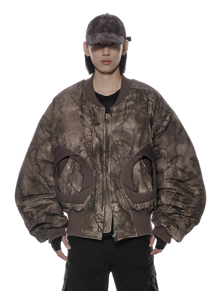FORESTCAMO Camo Print Cotton Jacket