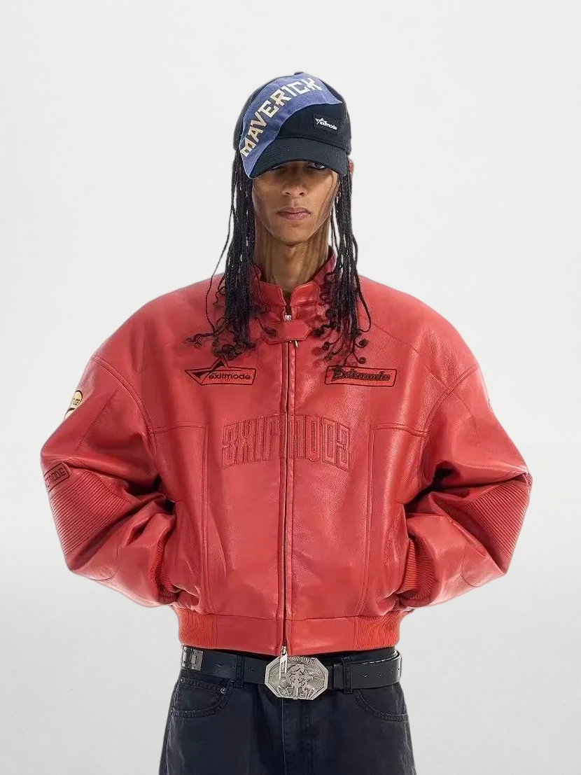 Oversized Heavy Embroidery Cotton Jacket