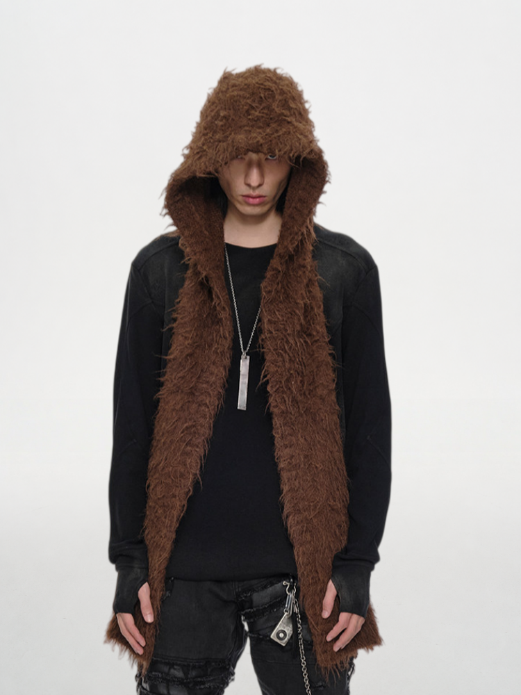 SAVAGE Knitted Hood Scarf